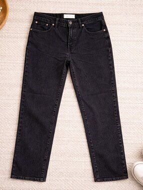 Madewell Mid-Rise Perfect Vintage Jean Black Wash Size 29